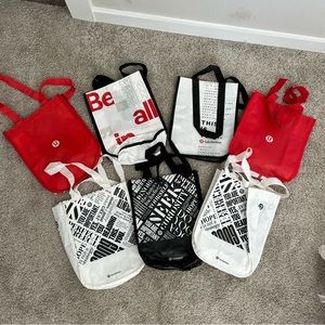7 reusable small Lululemon bags